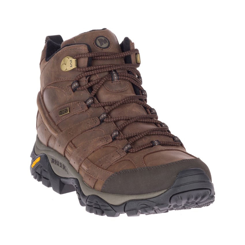 Chaussures Randonnée Merrell Moab 2 Prime Mid Waterproof Marron Homme | W.H.JUPR